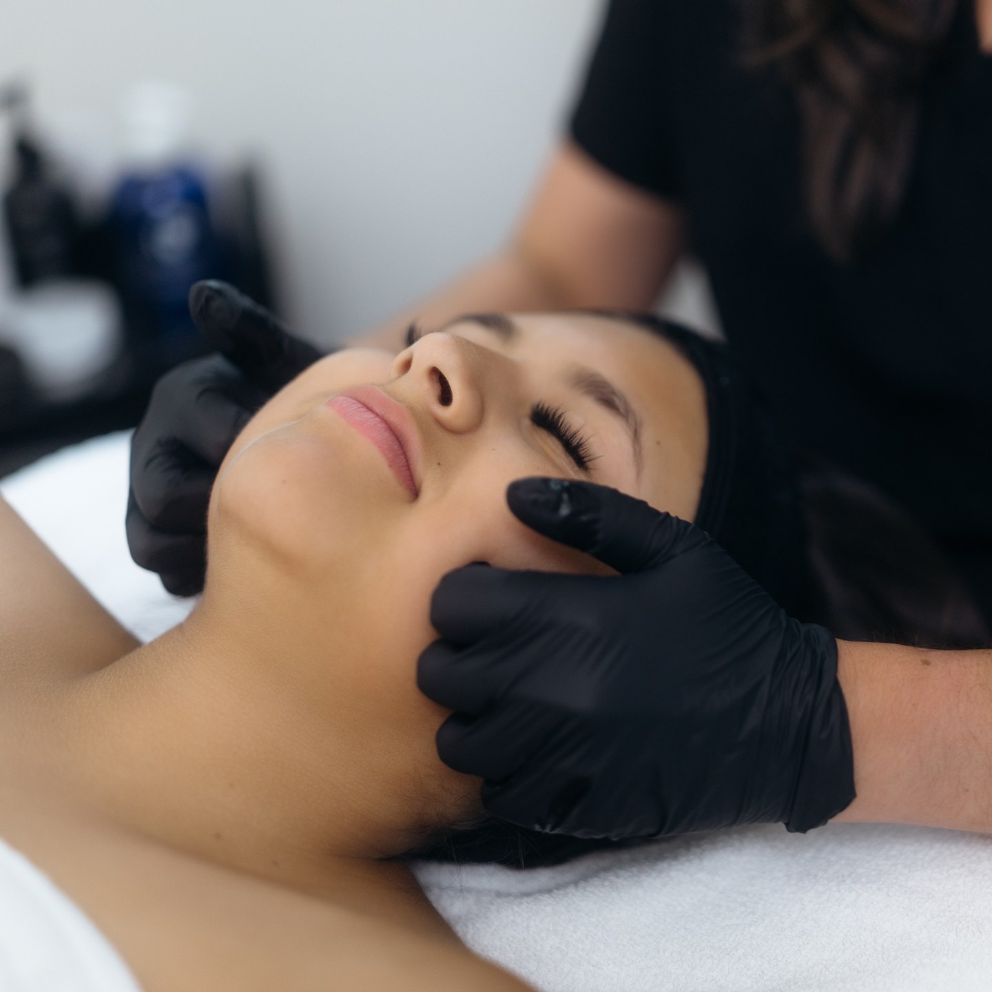 Facial treatment at Boulder Skin Bar